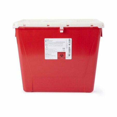 MCKESSON PREVENT Sharps Container, 8 Gallon, 13-1/2 x 17-3/10 x 13 Inch 2266